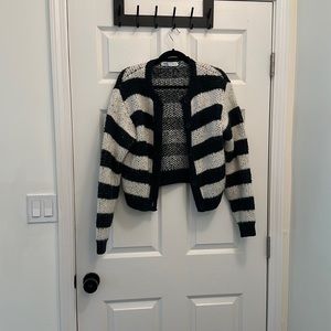 ZARA Striped Cardigan